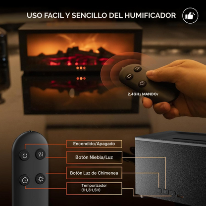 Humificador de chimenea